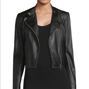 NWT MICHAEL KORS GENUINE LEATHER JACKET